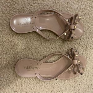 Like new Valentino flip flops